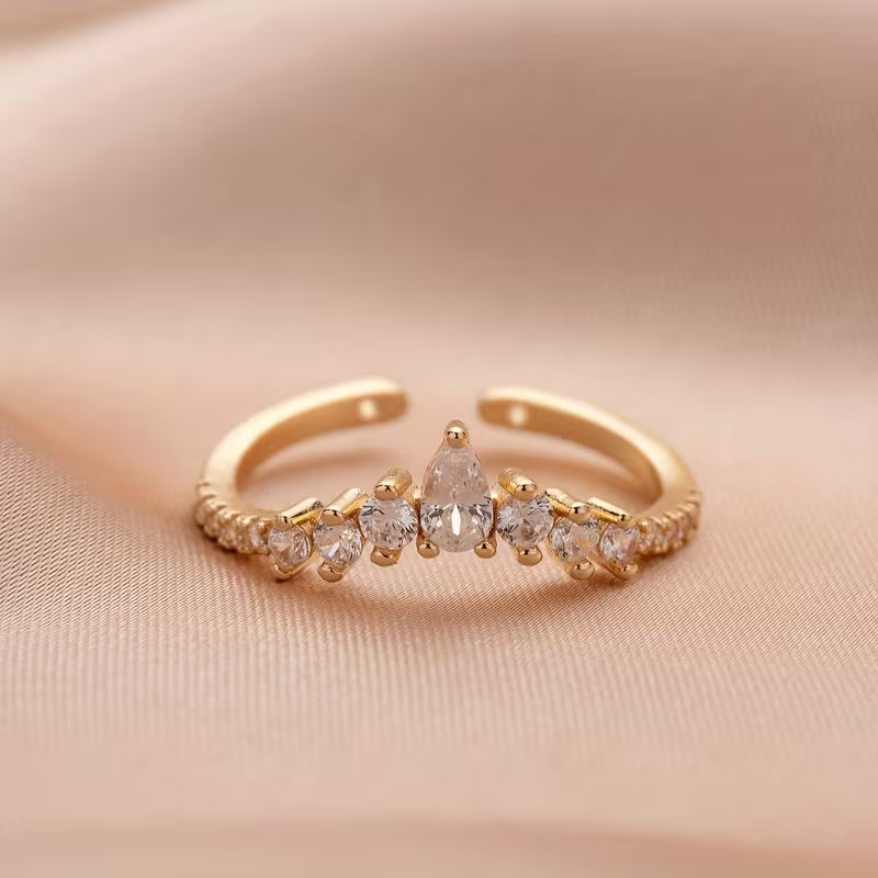 Crown Accent Ring | Støtt brystkreft