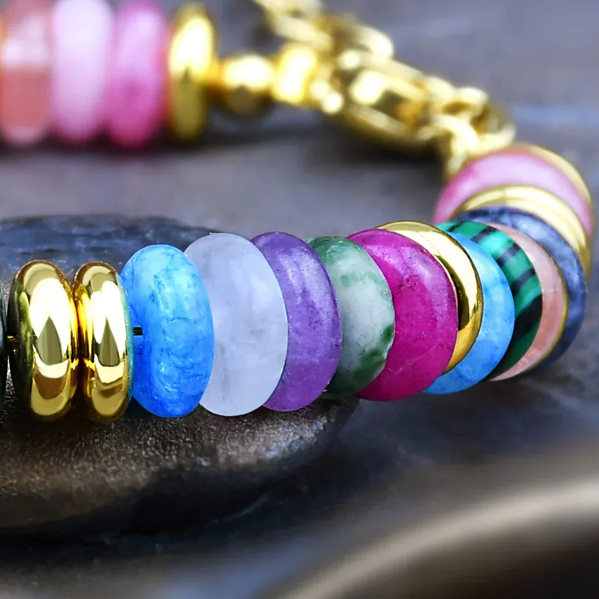 Color Pop Bracelet | Støtt brystkreft