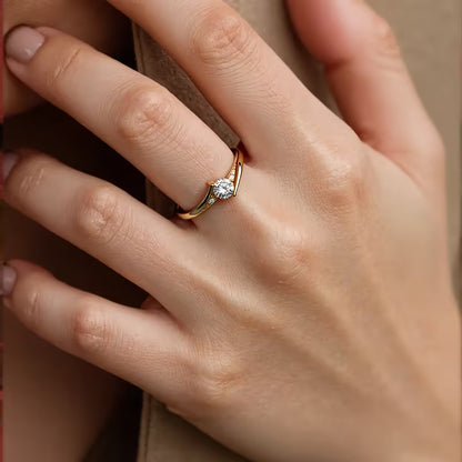 Cubic Stoned Ring | Støtt brystkreft