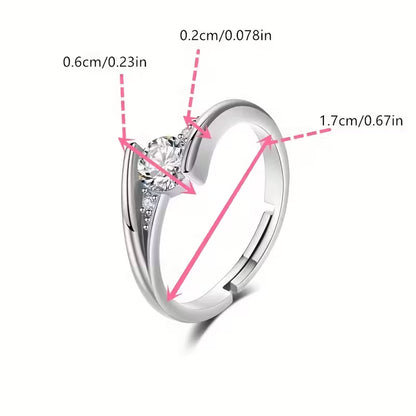 Cubic Stoned Ring | Støtt brystkreft