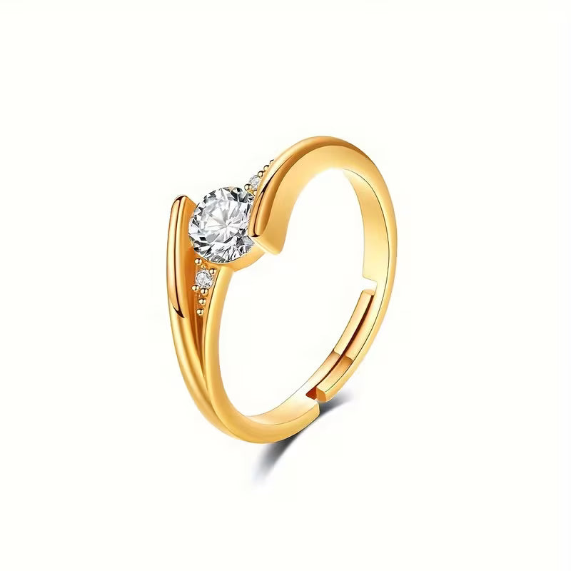 Cubic Stoned Ring | Støtt brystkreft