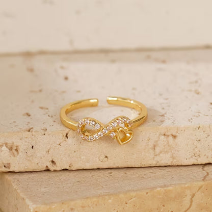 Infinity Heart Ring | Støtt brystkreft