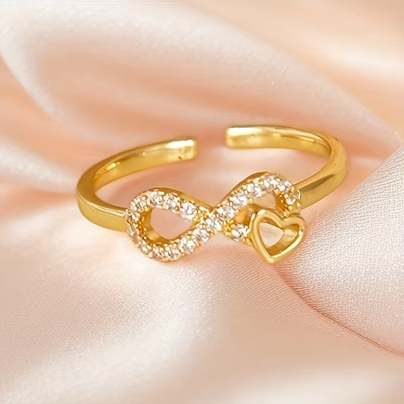 Infinity Heart Ring | Støtt brystkreft