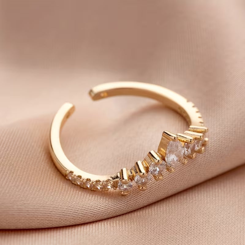 Crown Accent Ring | Støtt brystkreft
