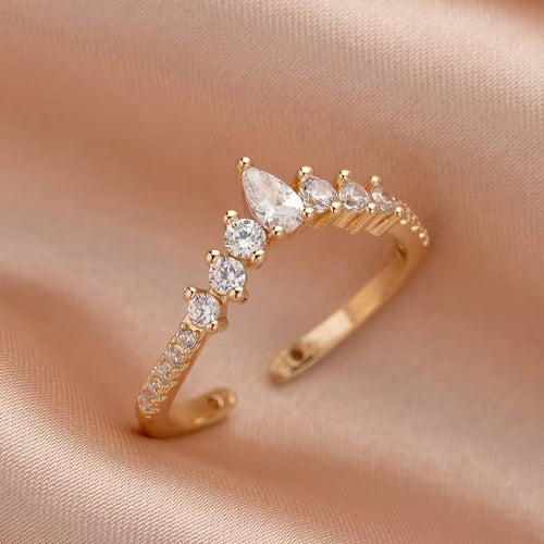 Crown Accent Ring | Støtt brystkreft