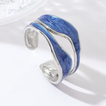 Double-layer Wavy Ring | Støtt brystkreft