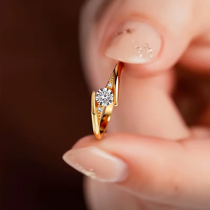 Cubic Stoned Ring | Støtt brystkreft