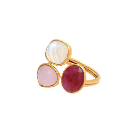 Aurora Trinity Ring | Støtt brystkreft