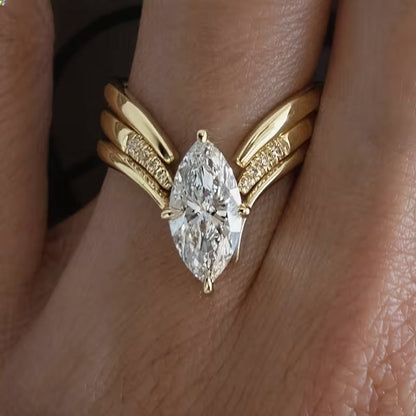 Elegant Drop Ring | Støtt brystkreft