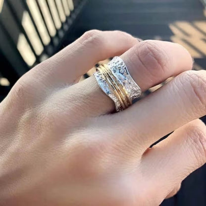 Two-Tone Shine Ring | Støtt brystkreft
